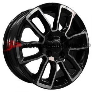 Khomen Wheels KHW1406 (Lada Granta) 5,5х14 4/98 ET35 d-58,5 Black-FP