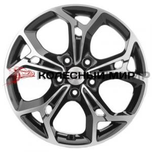 Khomen Wheels KHW1702 (Teana/X-trail) 7х17 5/114,3 ET45 d-66,1 Black-FP