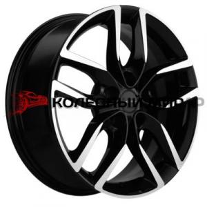 Khomen Wheels KHW1708 (Geely Coolray) 6,5х17 5/114,3 ET45 d-54,1 Black-FP