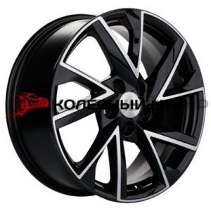Khomen Wheels KHW1714 (DFM AX 7) 7x17/5x108 ET43 D65,1 KHW1714 (DFM AX 7) Black-FP