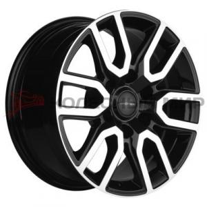 Khomen Wheels KHW1723 (Fortuner/Hilux) 8х17 6/139,7 ET30 d-106,1 Black-FP