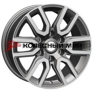 Khomen Wheels KHW1723 (LC Prado/Lexus GX) 8х17 6/139,7 ET25 d-106,1 Gray-FP