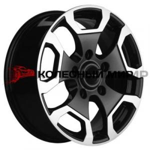 Khomen Wheels KHW1725 (Niva 4x4) 6,5х17 5/139,7 ET35 d-98,5 Black-FP