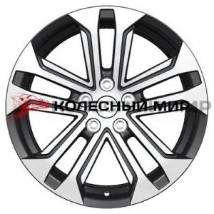 Khomen Wheels KHW1803 (Kodiaq/Tiguan) 7х18 5/112 ET43 d-57,1 Black-FP