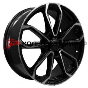 Khomen Wheels KHW1816 (Geely Coolray) 7х18 5/114,3 ET53 d-54,1 Black-FP