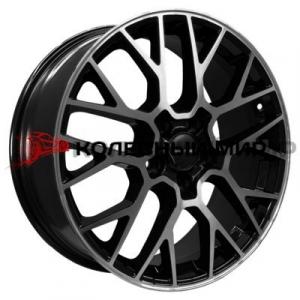Khomen Wheels KHW1818 (Karoq) 7х18 5/112 ET45 d-57,1 Black-FP