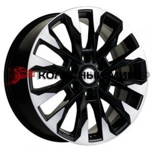 Khomen Wheels KHW2010 (LC 300 Tuning) 8х20 6/139,7 ET45 d-95,1 Black-FP