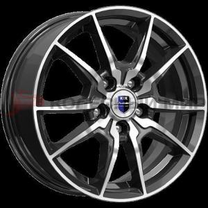 КиК Адамар (КС886) 6,5x16 5/108 ET40 d-67,1 алмаз чёрный (Арт.76987)