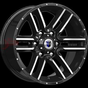 КиК  Алгама (КС762)  8,0\R17 6*139,7 ET-20  d106,1  Алмаз-черный  [73971]