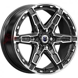 КиК Дистрикт (КС1159) 8,0x18 6/139,7 ET35 d-67,1 алмаз чёрный (Арт.83760)