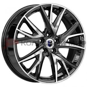 КиК Кайлас (КС1054) 6,5x18 5/108 ET52 d-60,1 алмаз чёрный (Арт.80565)