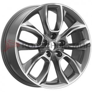 КиК КР001 (Haval Dargo) 7,0x18 5/114,3 ET40 d-66,6 Diamond Gloss Graphite (Арт.84264)