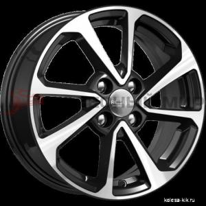 КиК КС861 (ZV Hyundai Solaris I) 6,0x15 4/100 ET48 d-54,1 алмаз чёрный (Арт.74169)