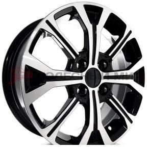 КиК КС945 (15_Rio FB_FL) 6,0x15 4/100 ET46 d-54,1 алмаз чёрный (Арт.76653)