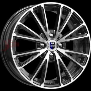 КиК Меандр (КС879) 6,0x16 4/98 ET35 d-58,5 алмаз чёрный (Арт.75476SK)