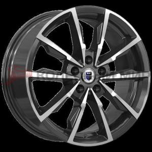 КиК Меренге (КС902) 7,5x17 5/114,3 ET35 d-67,1 алмаз чёрный (Арт.75865)