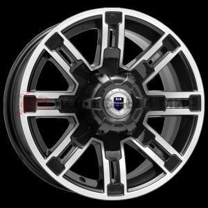 КиК Полюс (КС609M) 7,5x16 6/139,7 ET5 d-111,6 алмаз чёрный (Арт.75738)