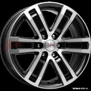 КиК  R7-Рольф-оригинал (КС457)  7,5\R17 6*139,7 ET38  d67,1  Алмаз-черный  [r34593]