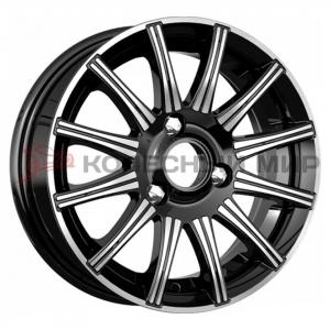 КиК  Сиеста (КС477)  5,0\R13 4*98 ET38  d58,5  Алмаз-черный  [13378]