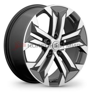 СКАД Premium  КР015 (19Geely Tugella)  7,5\R19 5*108 ET46  d63,35  Diamond gloss graphite  [79556]